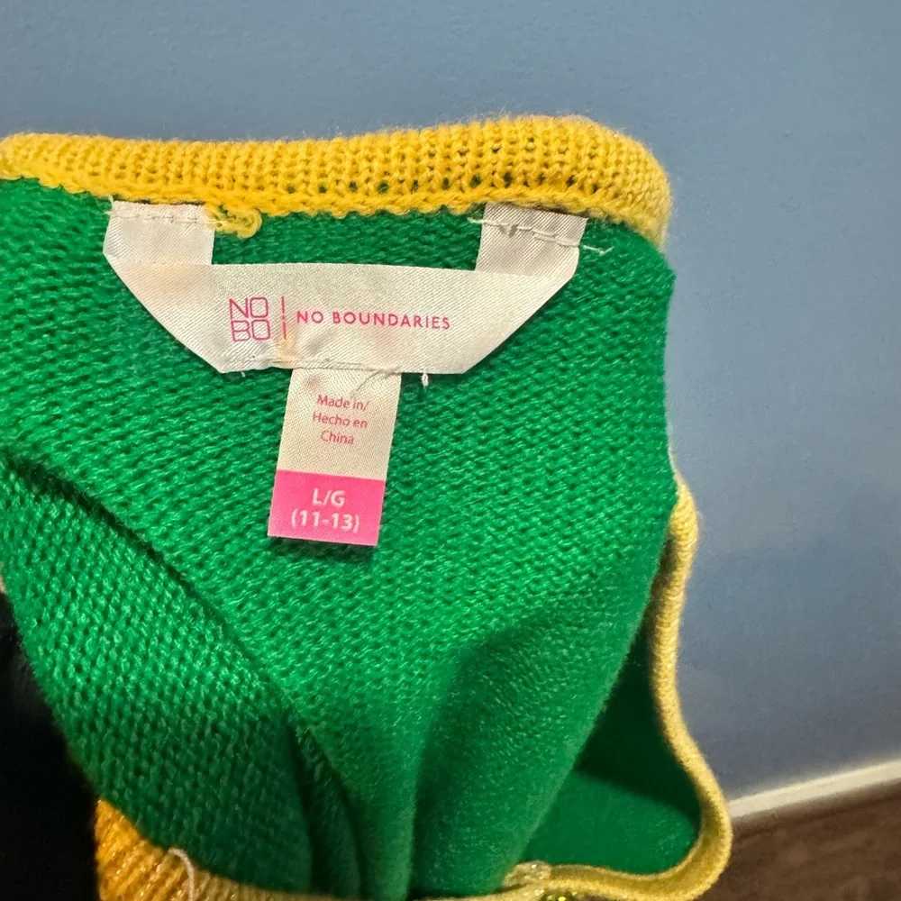 No Boudries Jr size L 11/13 Christmas Dress